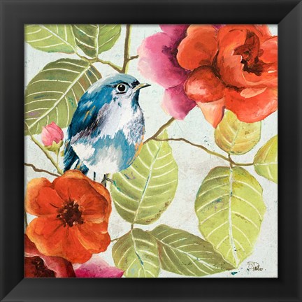 Framed Beautiful Bird I Print