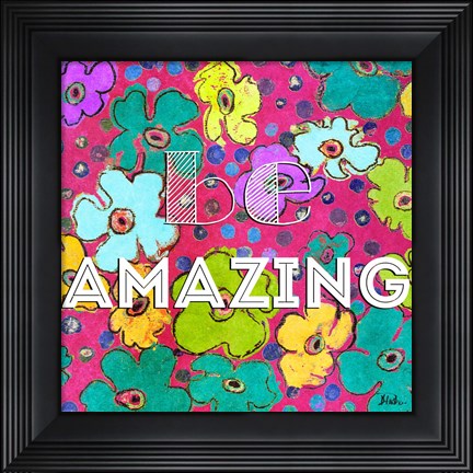 Framed Collage Pattern II Print