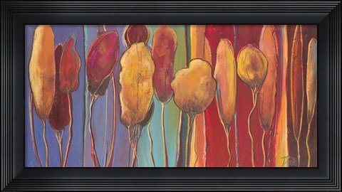 Framed Modern Trees II Print