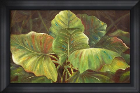Framed Tropical Green Print