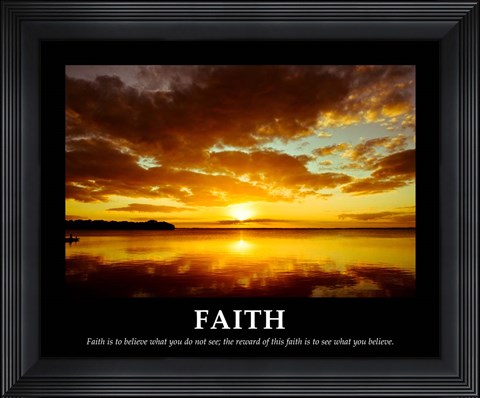 Framed Faith Print
