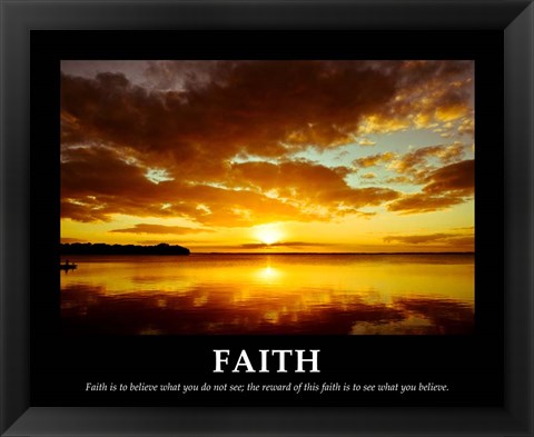 Framed Faith Print