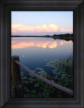 Framed Lake Saunders II Print