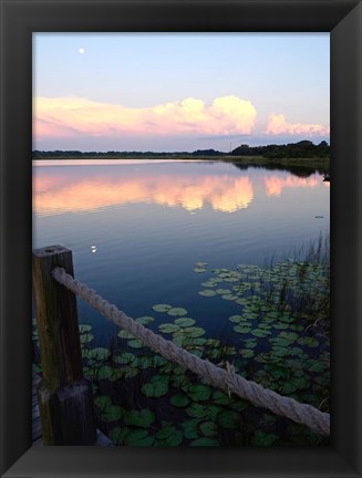 Framed Lake Saunders II Print