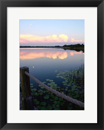 Framed Lake Saunders II Print