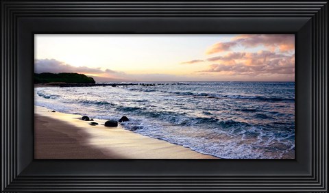 Framed Sunset Beach Print