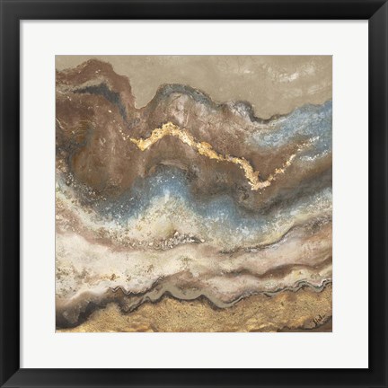 Framed Neutral Tierra Square Print