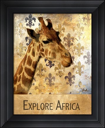Framed Explore Africa Print