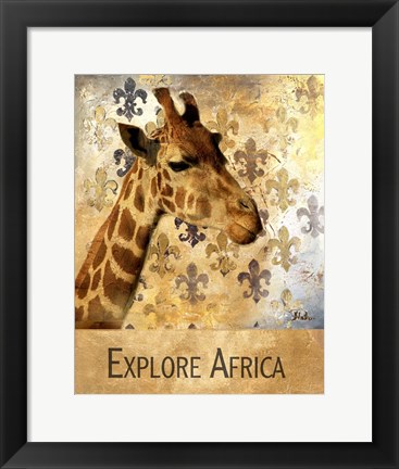 Framed Explore Africa Print