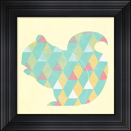 Framed Patterned Nature I Print