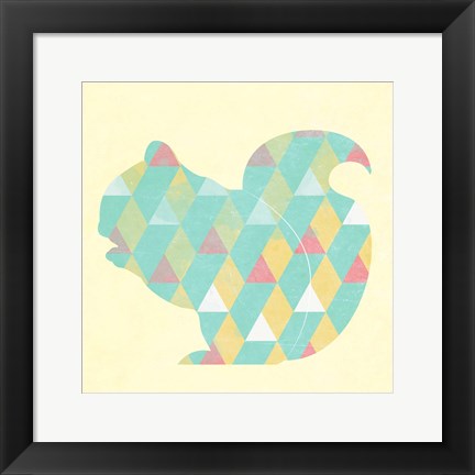 Framed Patterned Nature I Print