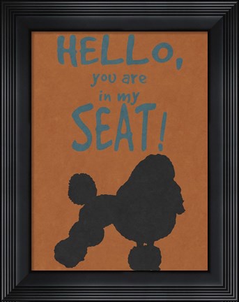 Framed Deoge Says I Print