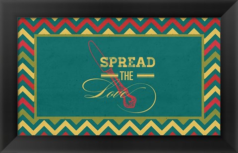 Framed Spread the Love Print