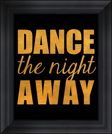 Framed Be &amp; Dance I Print
