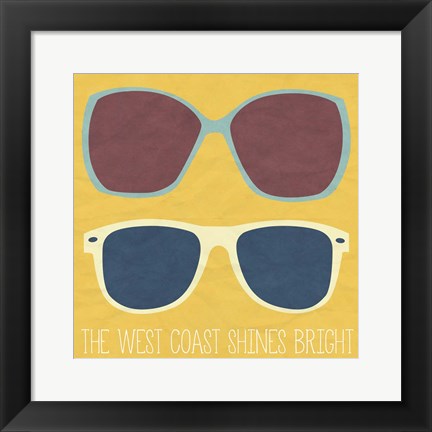 Framed West Coast II Print