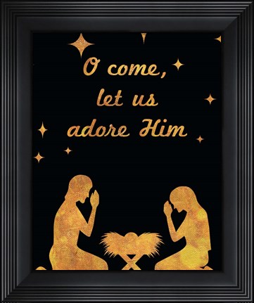 Framed O Christmas I Print