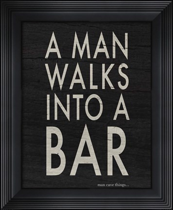 Framed Bar I Print