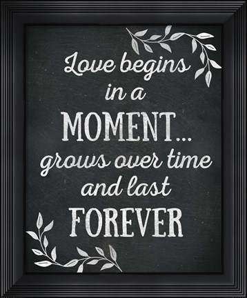 Framed Home Forever II Print