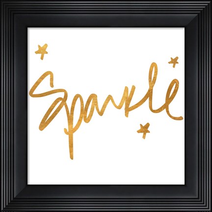 Framed Sparkle Print