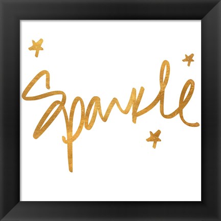 Framed Sparkle Print