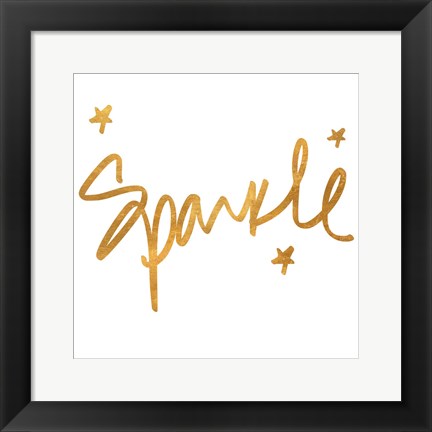 Framed Sparkle Print