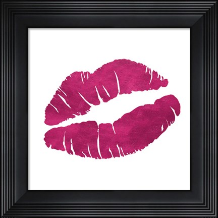 Framed Romantic Pink Icon Print
