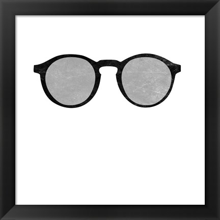 Framed Cool Glasses Print