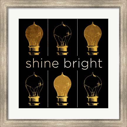 Framed Shine &amp; Illuminate I Print