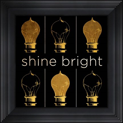 Framed Shine &amp; Illuminate I Print