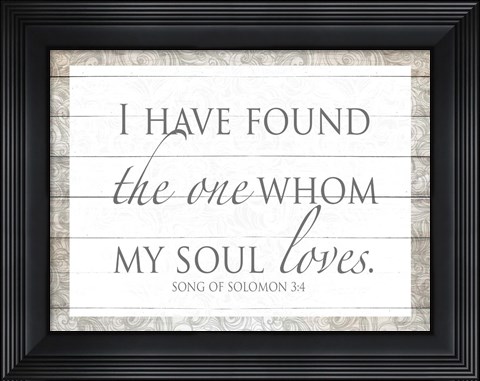 Framed Song of Solomon Print