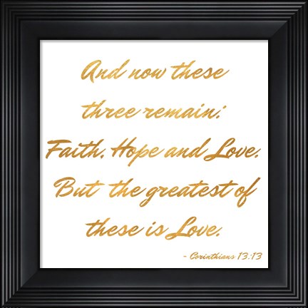 Framed Three Remain Print