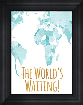 Framed World&#39;s Waiting Print