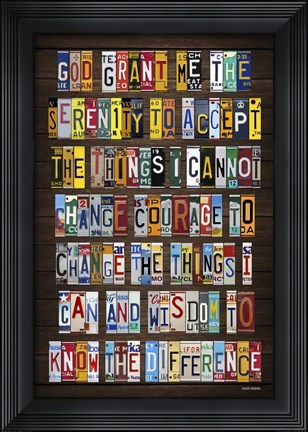 Framed Serenity 2 Print