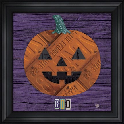 Framed Pumpkin Print