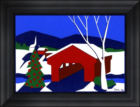 Framed Winter&#39;s Night Print
