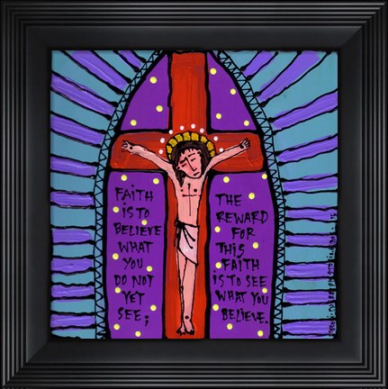 Framed Cross Print