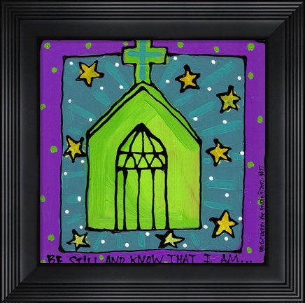 Framed Church Print