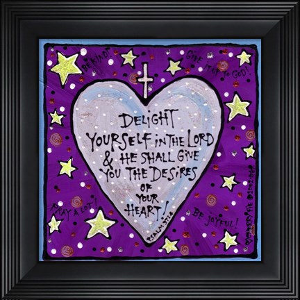 Framed Your Heart Print