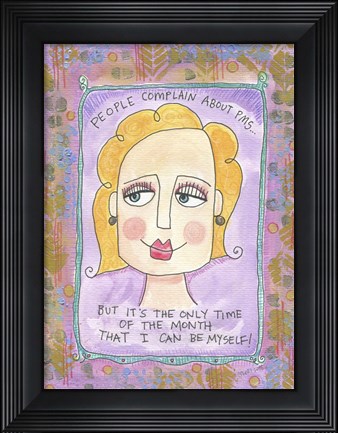 Framed Woman Print