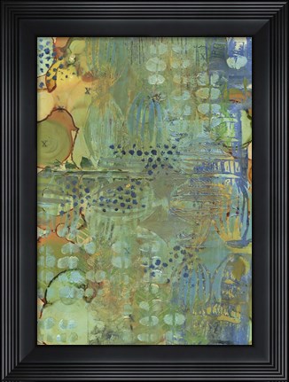 Framed Texture - Green Print