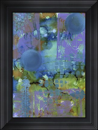 Framed Texture - Blue Print