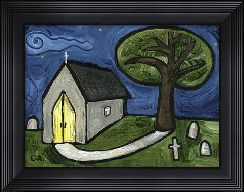 Framed Church Print