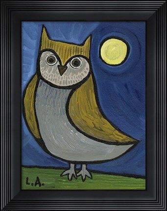 Framed Owl Print