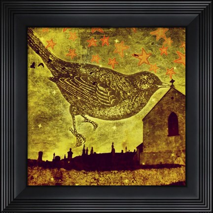 Framed Bird Print