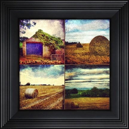 Framed Autumn Farm Print