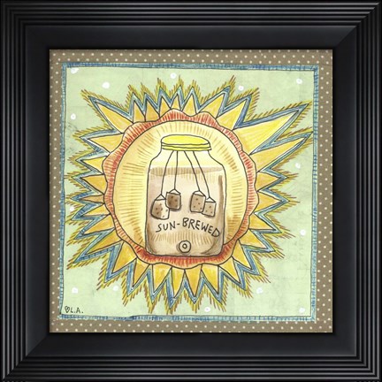Framed Sun Brewed Print