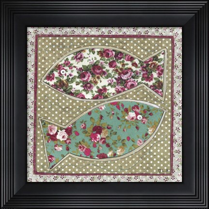 Framed Two Fish Print