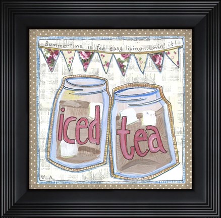 Framed Iced Tea Print