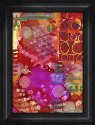 Framed Texture - Orange Print