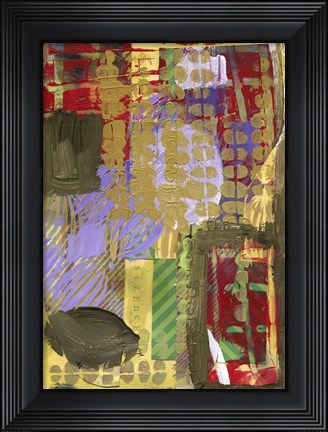 Framed Texture - Olive Print
